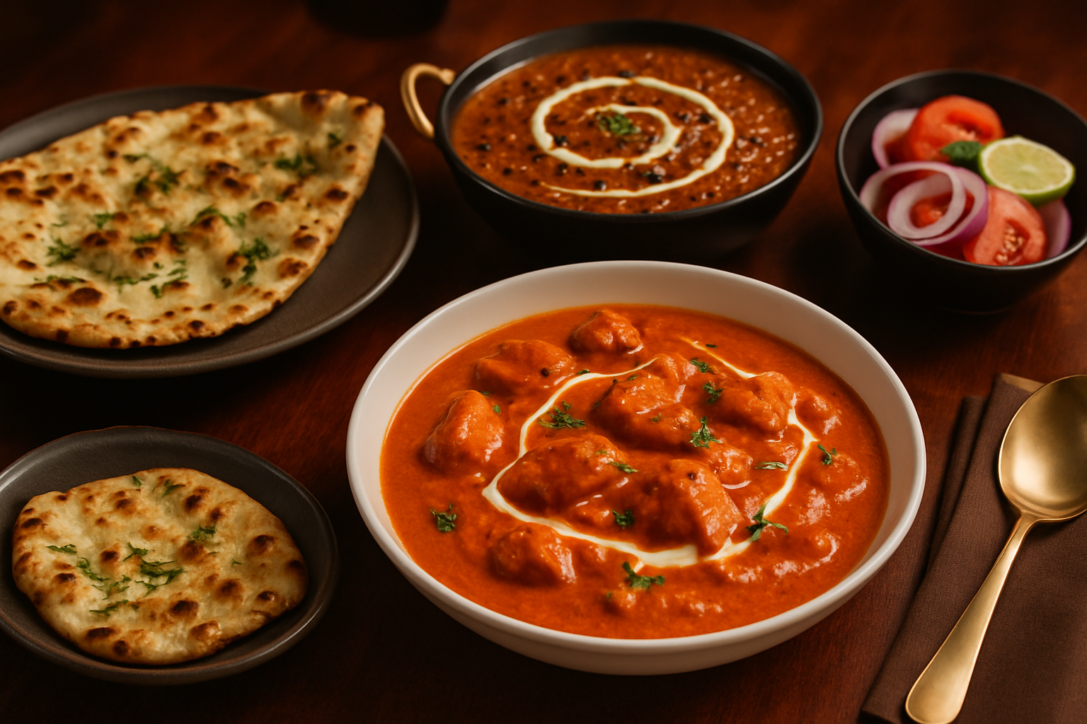 Punjabi food at The Aelinor Restaurant